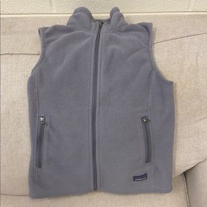 Patagonia Gray Fleece Vest XS